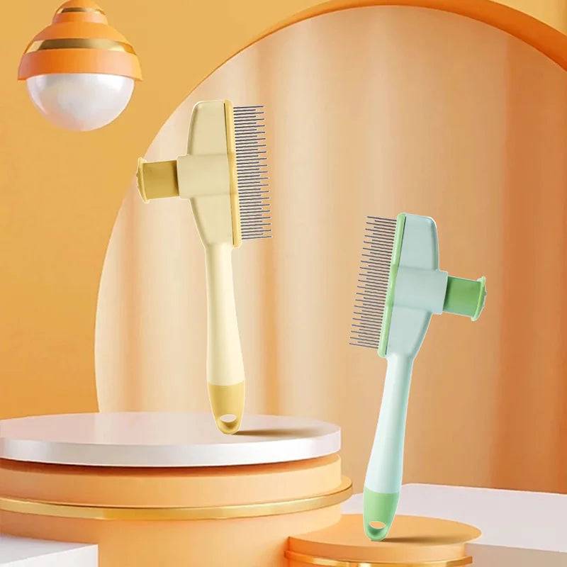 Cat Grooming Massage Brush Pet Comb Professional Open Knot Pet Hair Removal Brush Durable Kitten Comb Pet Accessories