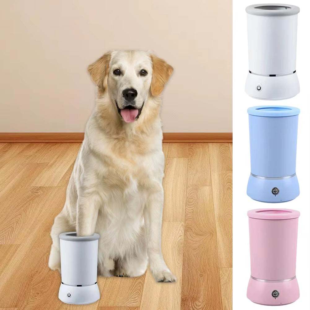Pet Feet Washer Electrical Pet Paw Cleaner Automatic Dog Quick Low Cleaner Pet Paw Portable Cleaning Noise Cup Foot R3Z8