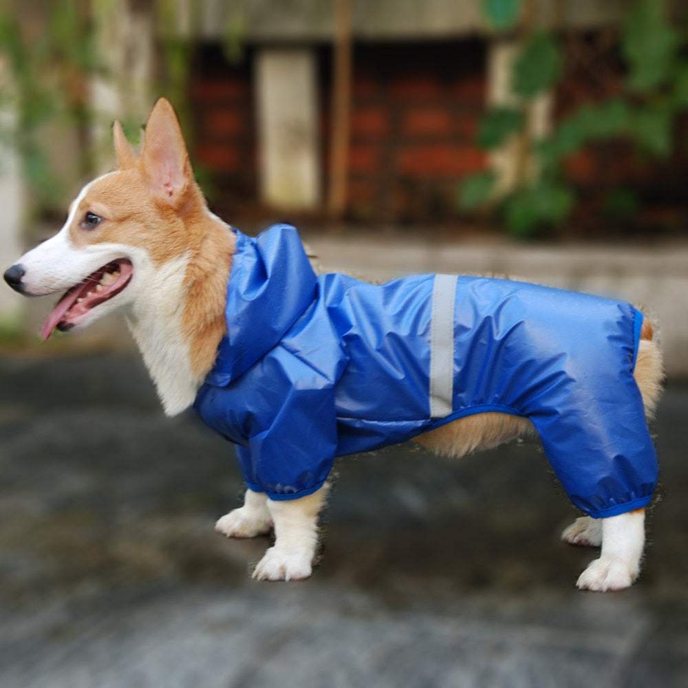 Reflective All-weather Waterproof Dog Rain Coat For Dogs