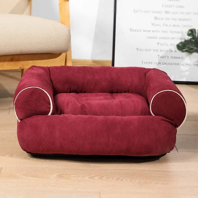 Mini Sofa Dog Bed – Luxury Elevated Couch for Small Dogs & Cats