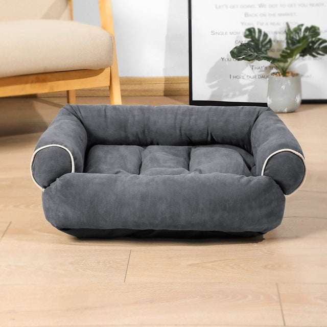 Mini Sofa Dog Bed – Luxury Elevated Couch for Small Dogs & Cats