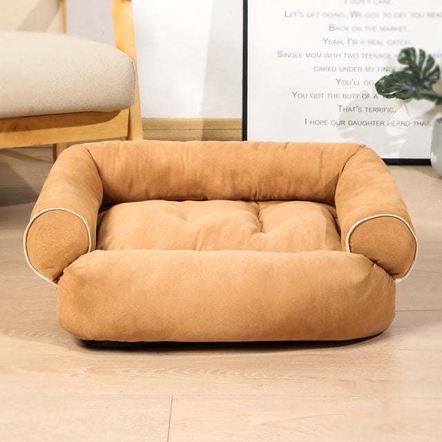 Mini Sofa Dog Bed – Luxury Elevated Couch for Small Dogs & Cats