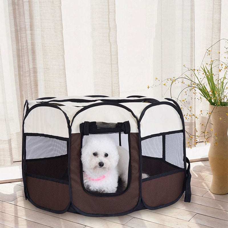 Pop-Up Pet Crate – Portable Foldable Travel Kennel for Dogs & Cats
