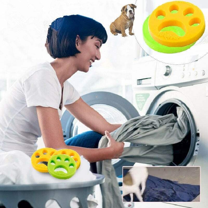 Washing Machine Reusable Pet Hair Remover For Dogs & Cats