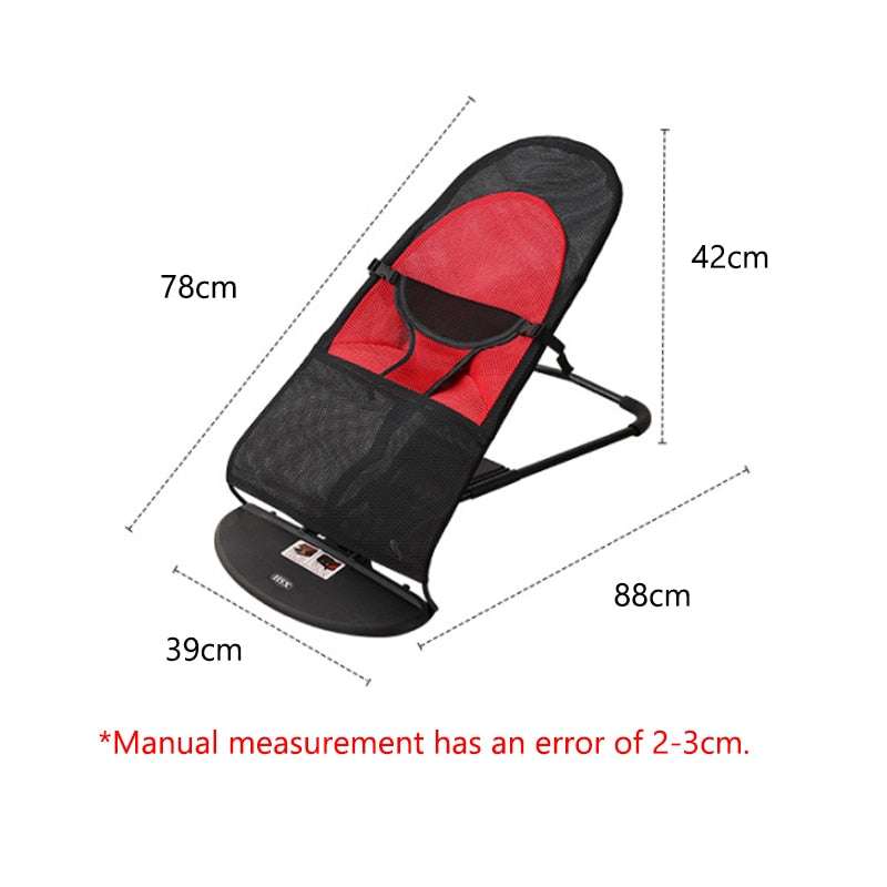 portable pup rocking chair black and red adjustable pet bed with safety harness and foldable design