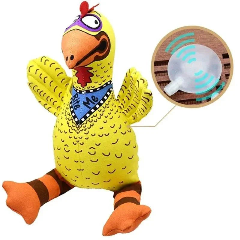 Quack-Quack Duck durable squeaky dog toy for playful pets