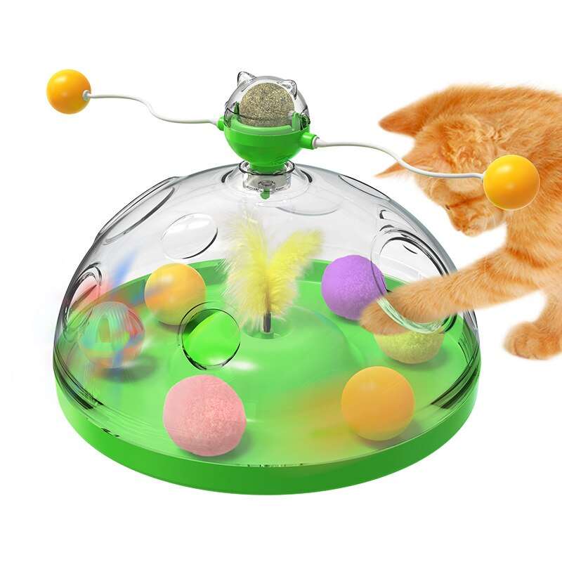 Windmill Interactive Multifunctional Catnip Toy For Cats