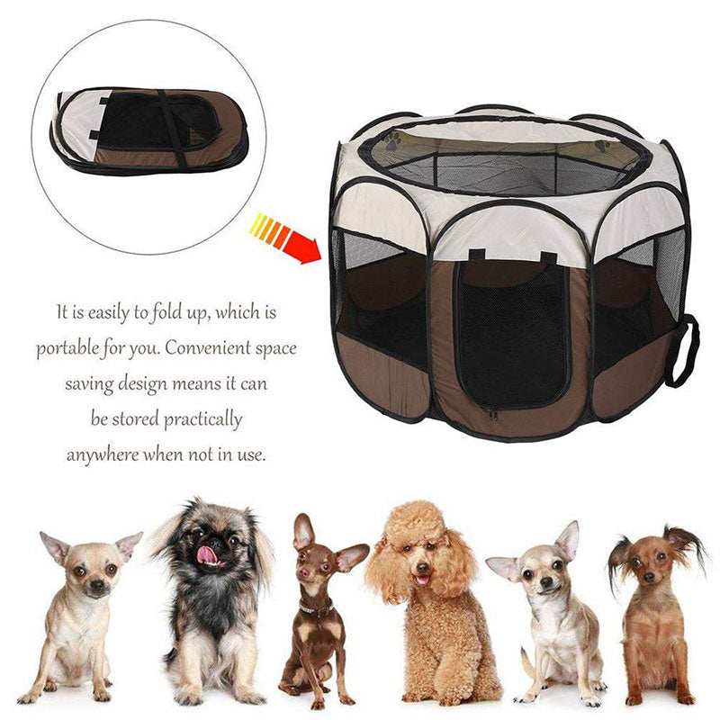 Pop-Up Pet Crate – Portable Foldable Travel Kennel for Dogs & Cats