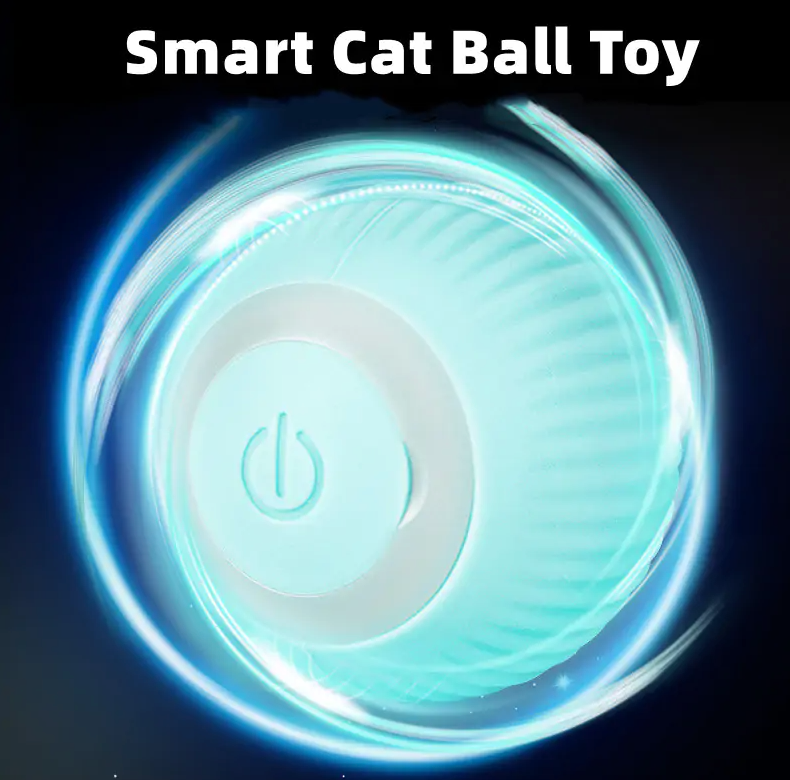 Smart Cat Ball Toy glowing electric interactive ball for cats