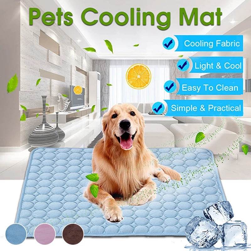 Summer Cooling Pad for Pets – Breathable Ice Mat for Dogs & Cats