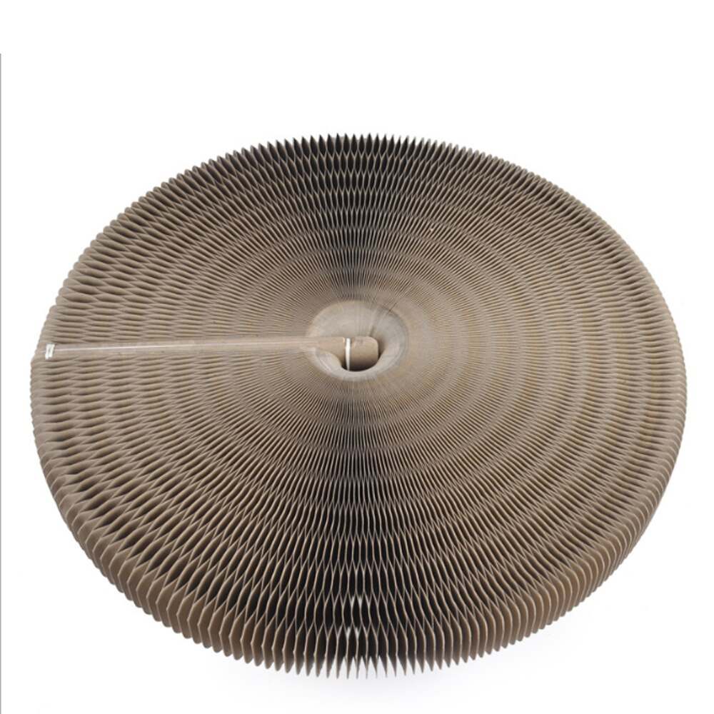 Magic Organ Cat Scratching Board eco-friendly foldable corrugated cardboard cat toy and claw sharpener