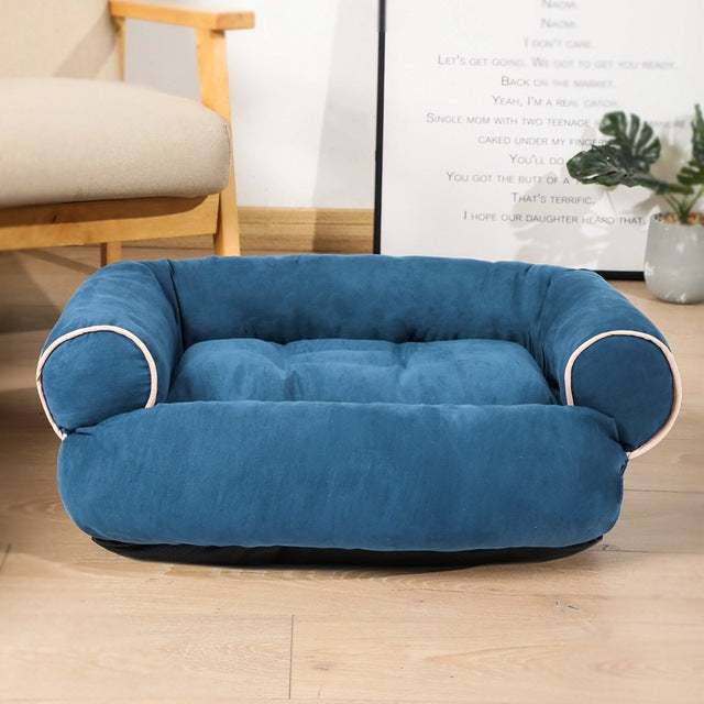 Mini Sofa Dog Bed – Luxury Elevated Couch for Small Dogs & Cats