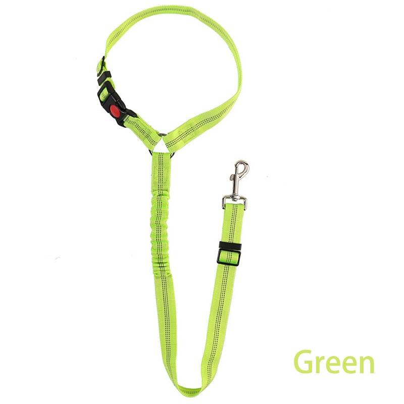 Car Dog Leash – Adjustable Seat Belt Harness for Pet Travel Safety