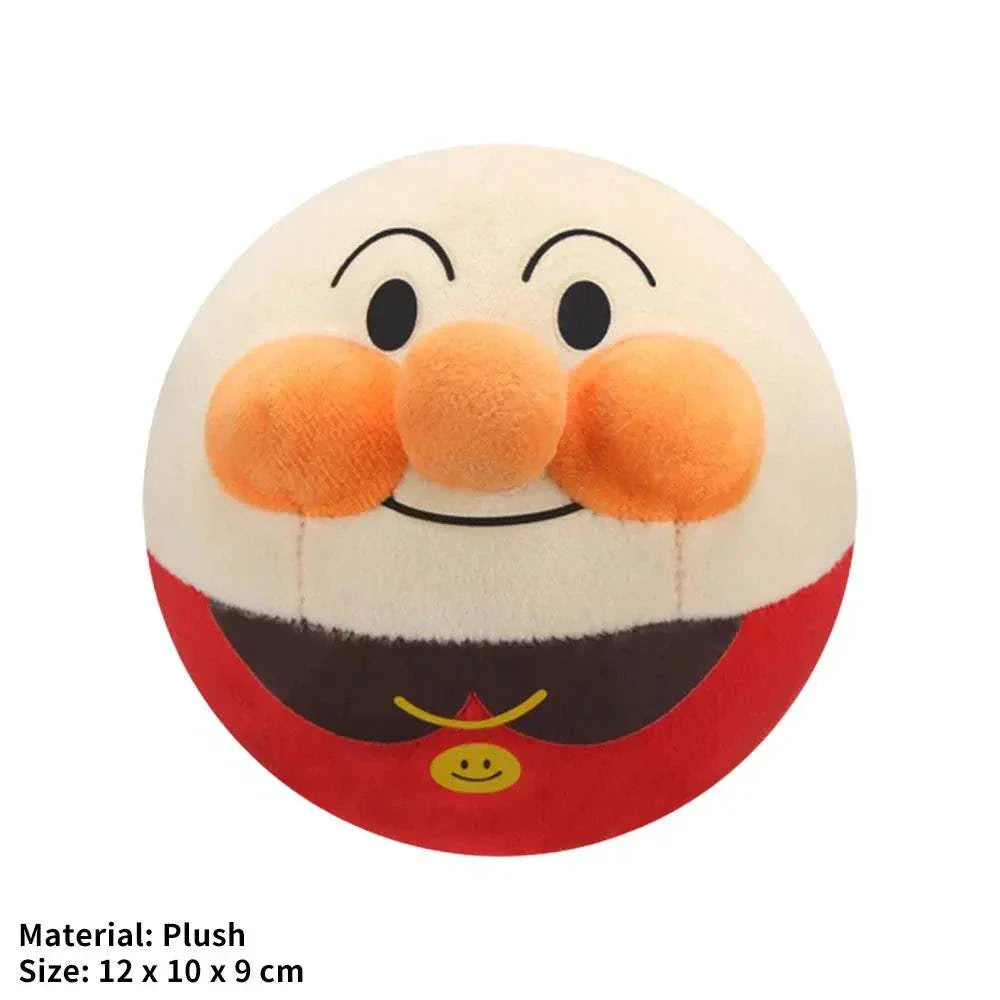 Active Moving Pet Plush Toy round plush with smiling face and orange cheeks for pet entertainment