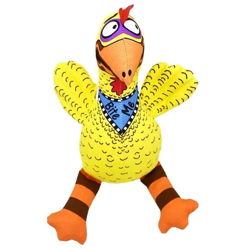 Quack-Quack Duck durable interactive squeaky dog toy