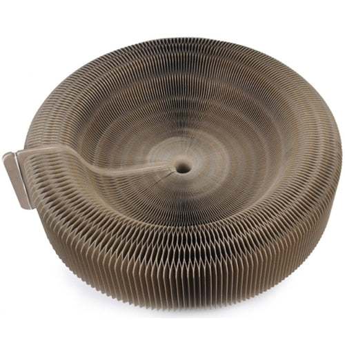 Magic Organ Cat Scratching Board eco-friendly foldable corrugated cardboard cat scratcher toy