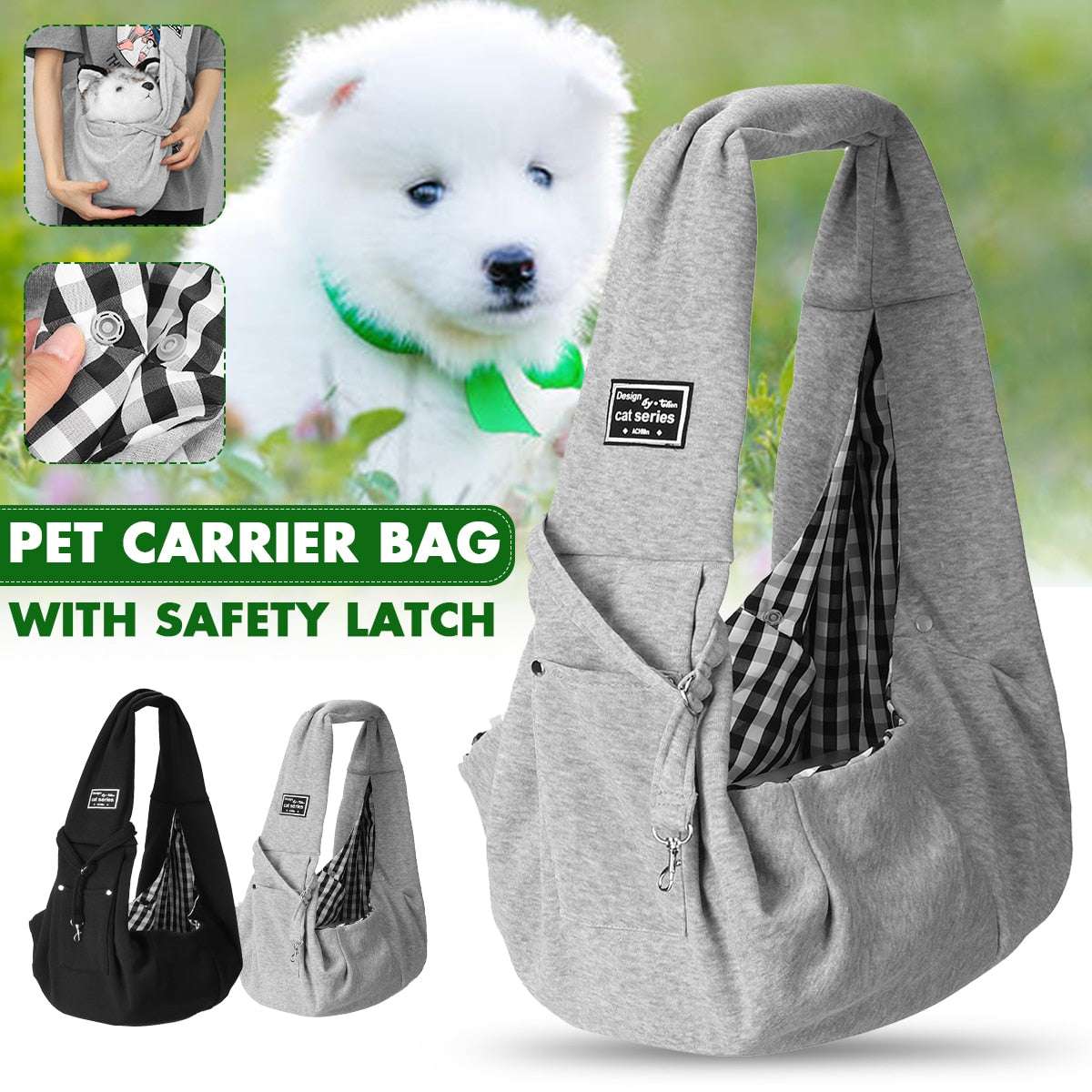 Pet Sling Bag – Hands-Free Travel Carrier for Small Dogs & Cats